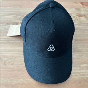 NWT black Airbnb Everyday baseball Cap